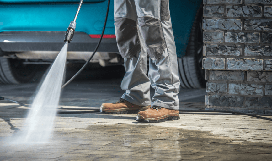 Driveway Pressure Washing